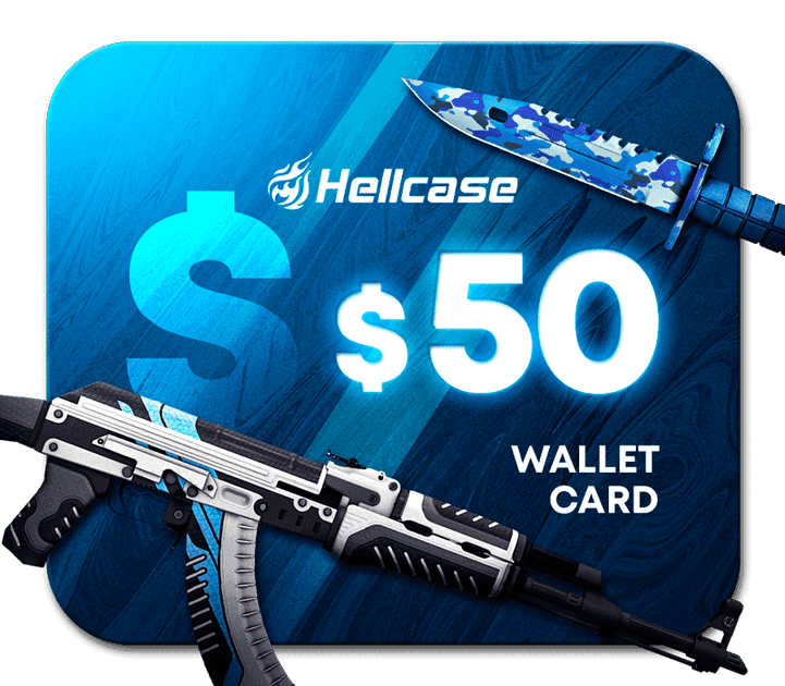 Hellcase.com 50 USD Wallet Card Code