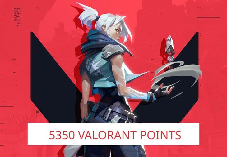VALORANT - 5350 Valorant Points Gift Card EU