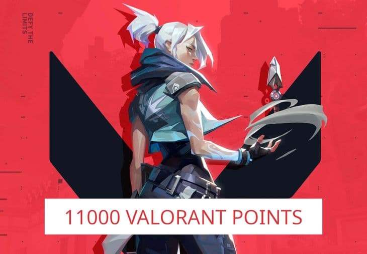 VALORANT - 11000 Valorant Points Gift Card EU